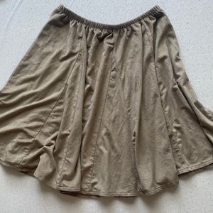 Brandy Melville Suede Skirt